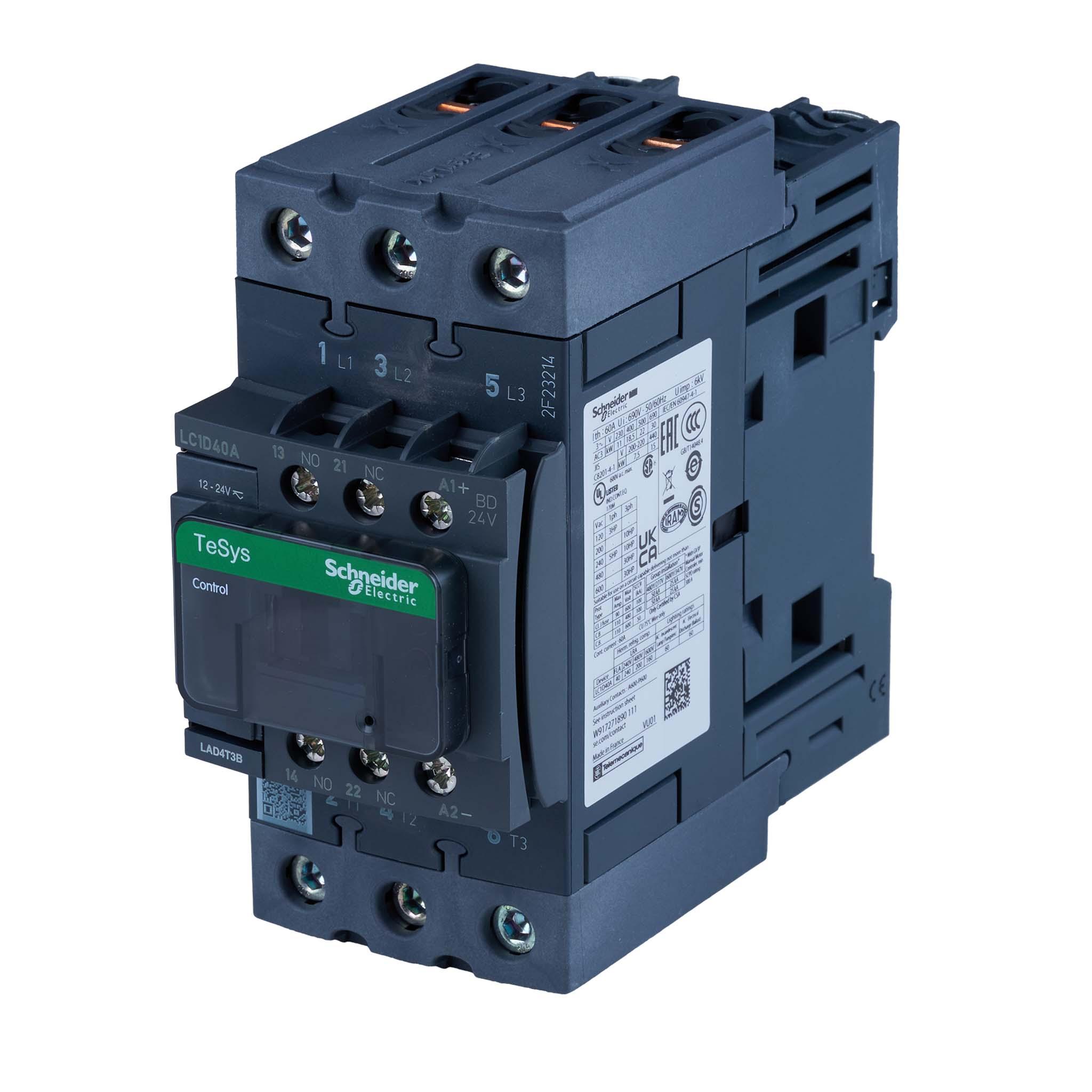 LC1D40ABD motor control contactor